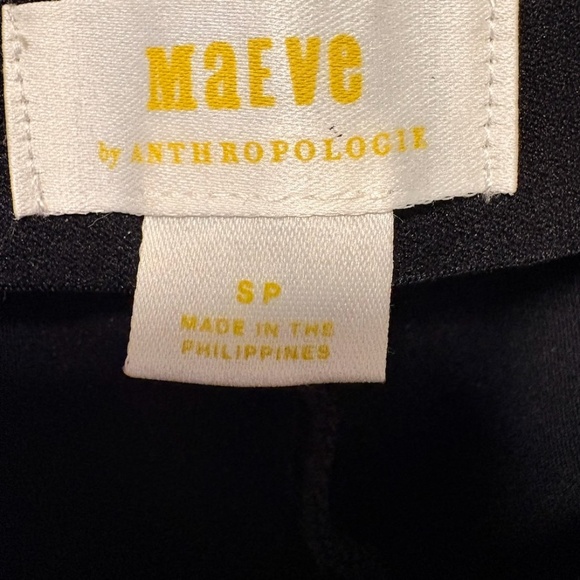 Petite Anthropology Maeve Black Slacks - Picture 2 of 3